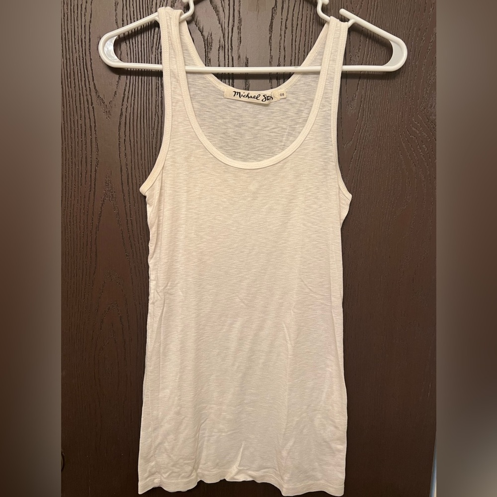 Michael Stars Off-White Sleeveless Top